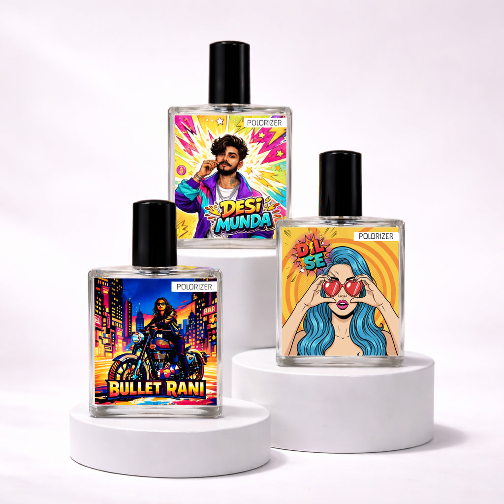 Polorizer Comic Perfume Collection Pack of 3.