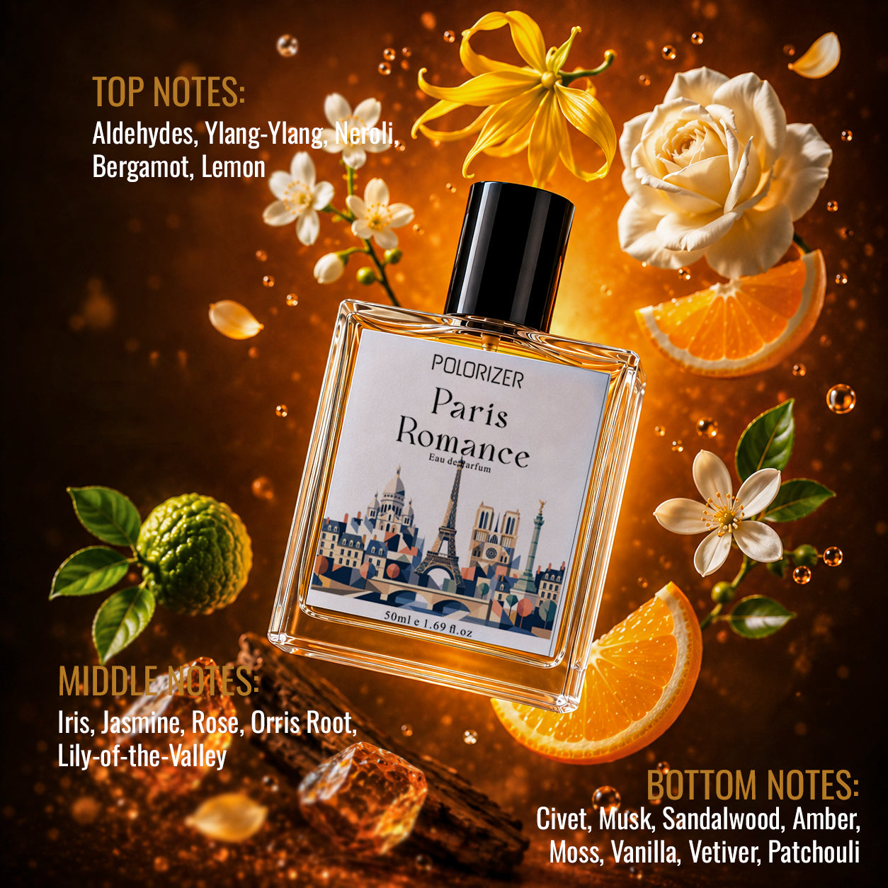 Polorizer Paris Romance Eau de parfum.
