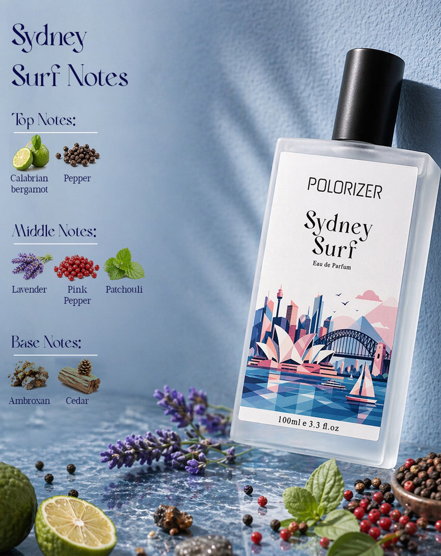 Polorizer Sydney Surf Eau de parfum 100ml.