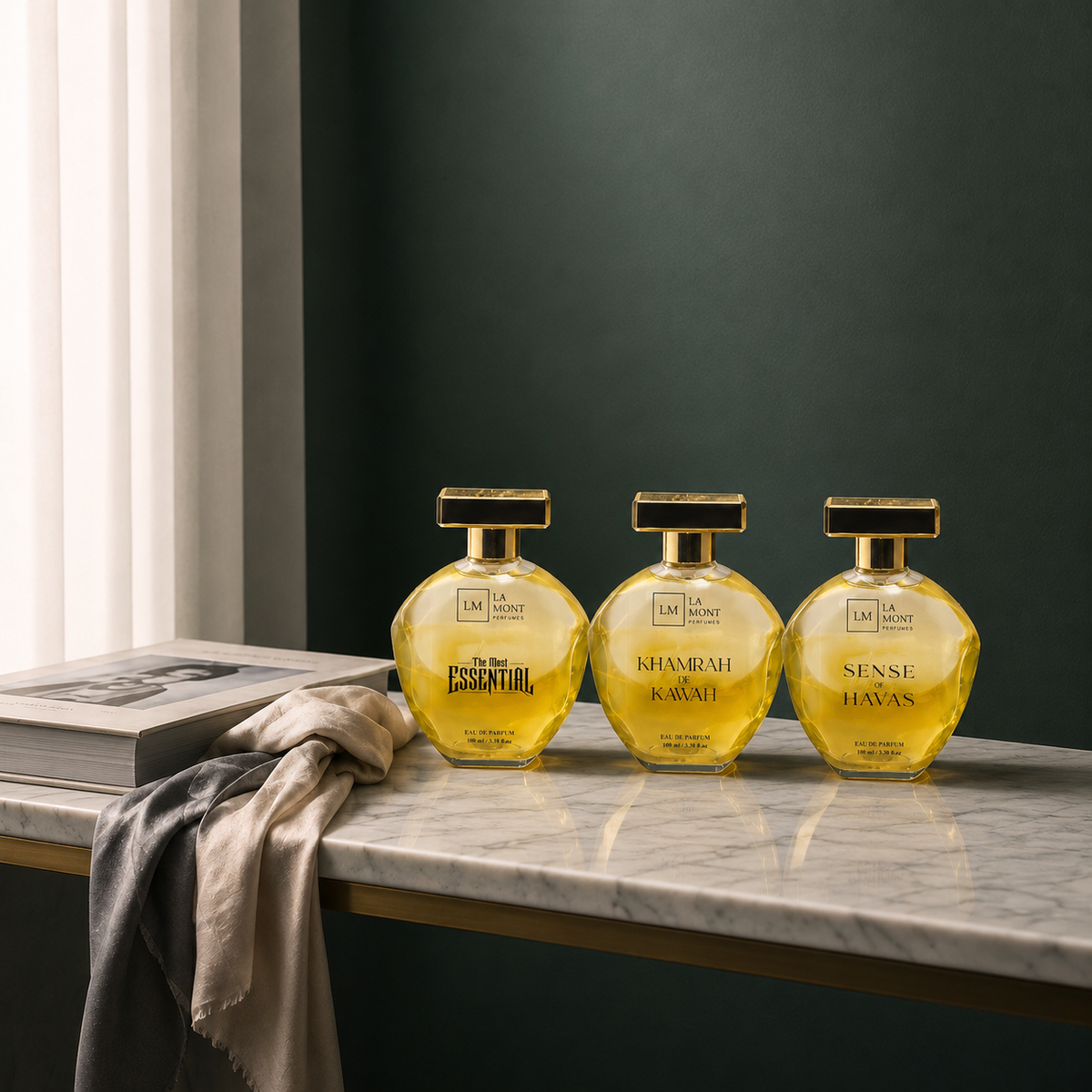 Lamont Signature Trio - The Most Essential, Khamrah De Kawah & Sense of Havas | 3 x (100ml)