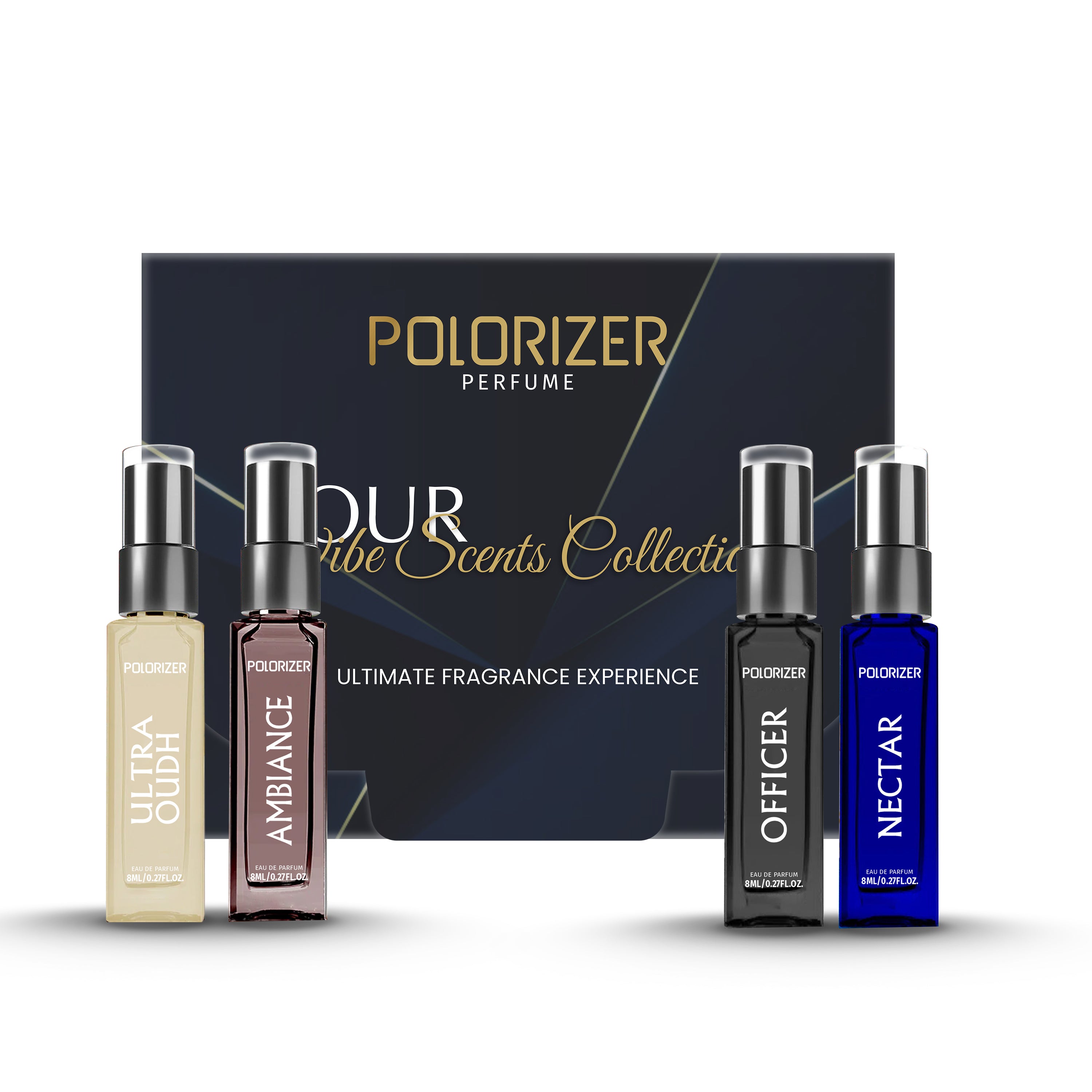 4 Vibe Scents Collection For Men - 4 × 8ml - Polarizer Perfume