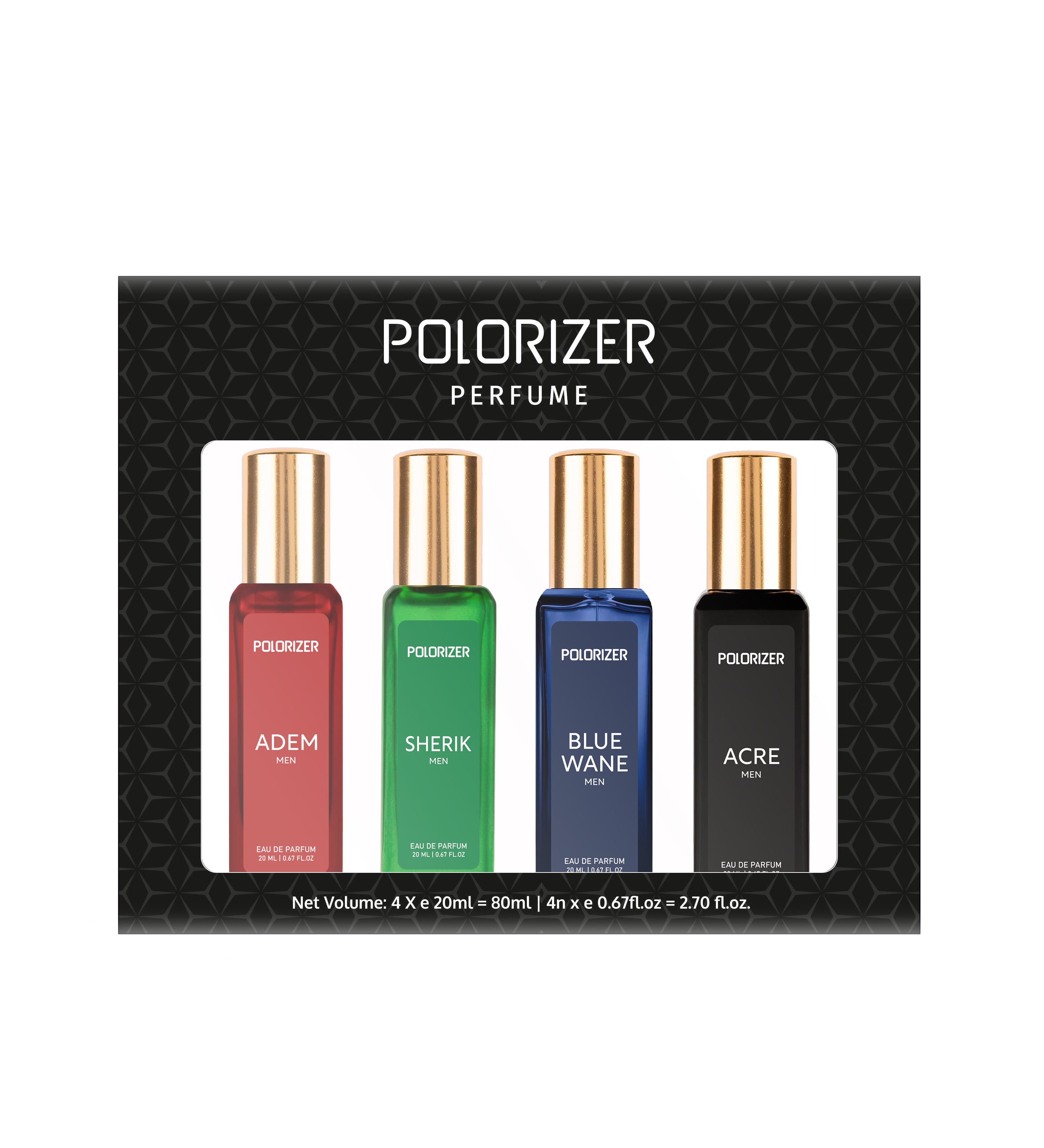 Luxury Combo Set For Men - 4 x 20ml - Polarizer Perfume