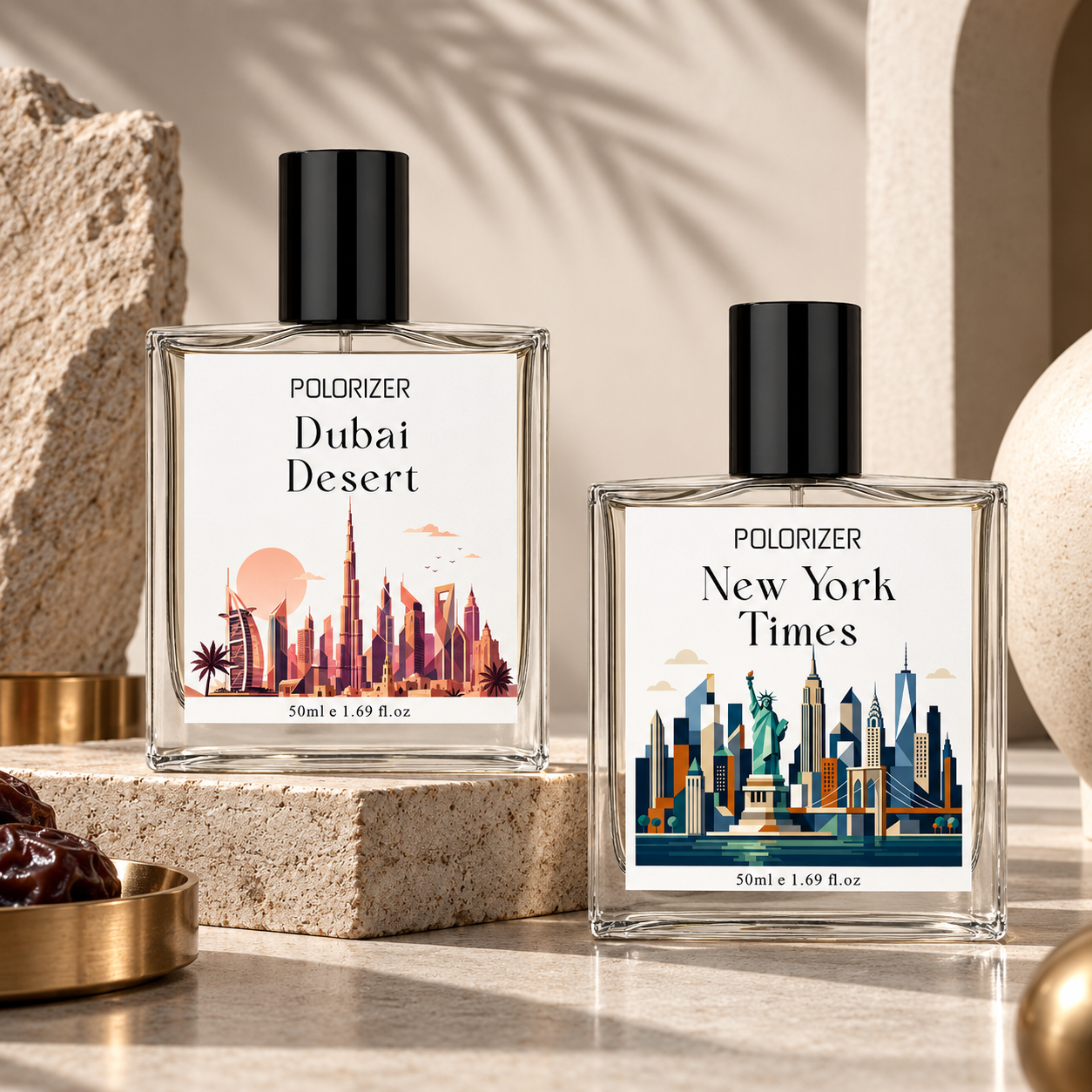 Polorizer City Collection Perfumes Pack of 2 (50ml)