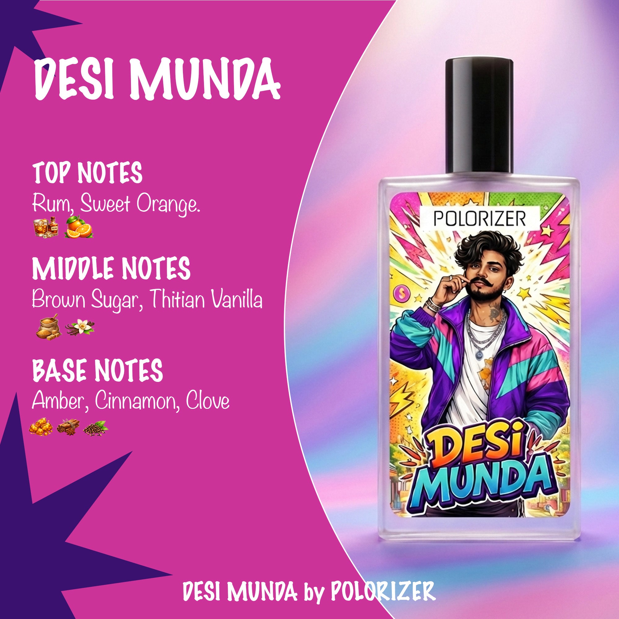 Polorizer Comic Perfume Collection Pack of 3.