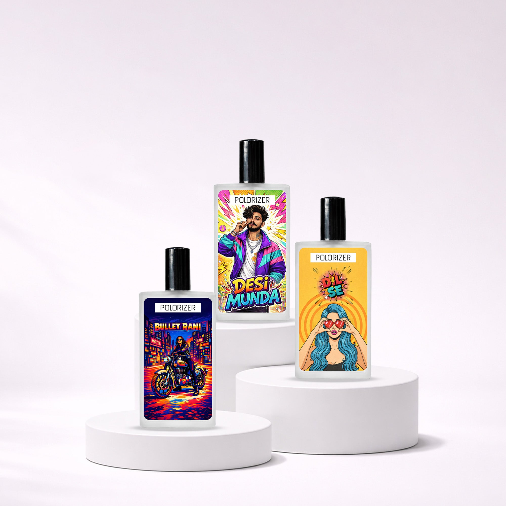 Polorizer Comic Perfume Collection Pack of 3.