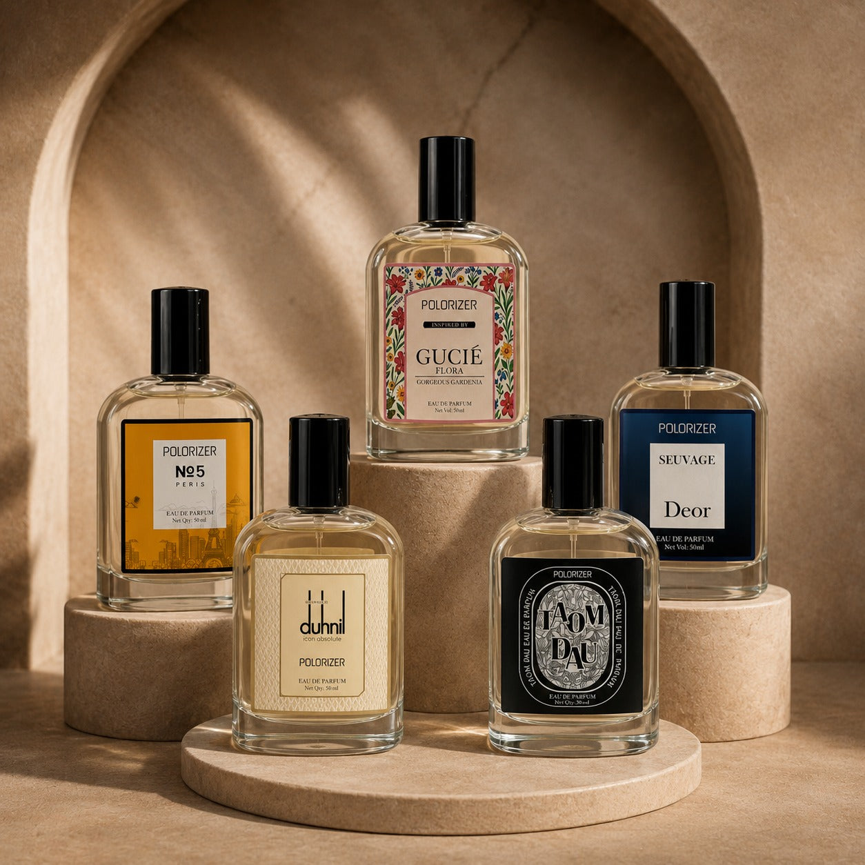Polorizer inspire Perfume Collection Pack of 5 (50ml).