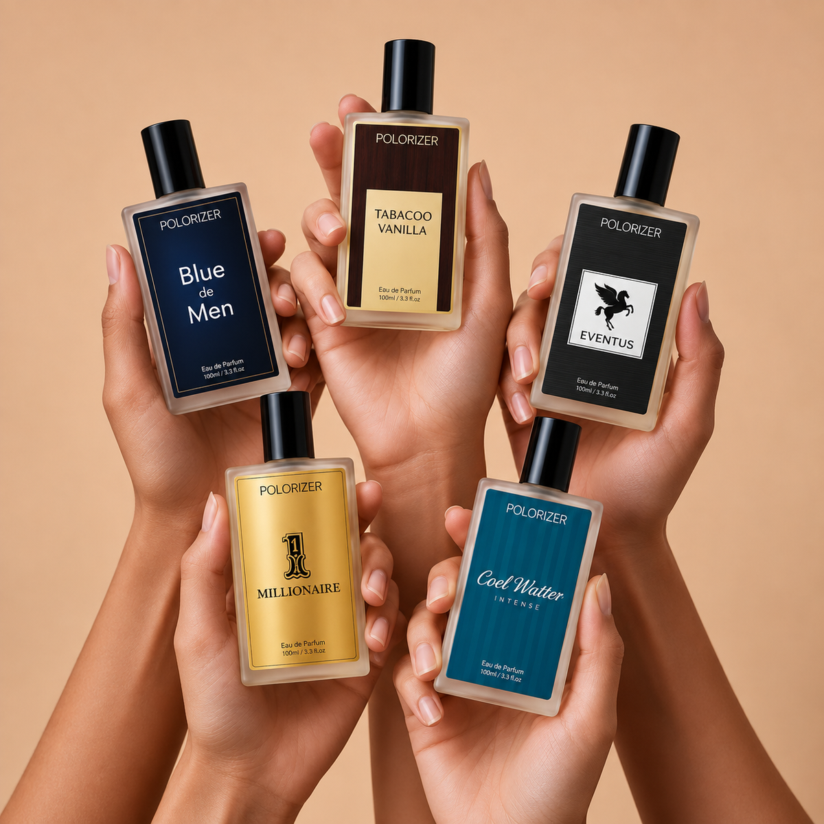 Polorizer Inspire Perfume Collection Pack of 5  CW, BM, TV, 1M, EVNTS.